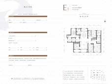 绿城湖畔雲庐洋房 E1户型户型图