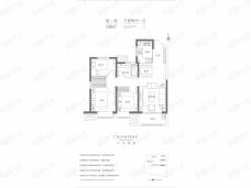 新城长风悦府3室2厅1卫户型图