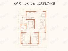 龙腾万都汇C户型户型图