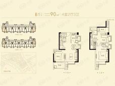 福晟弘府4室2厅3卫户型图