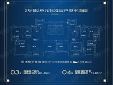 菏泽恒大华府2号楼2单元户型户型图