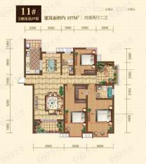 融侨城4室2厅2卫户型图