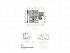 重庆融创城B户型户型图