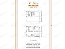 戴斯邯郸壹号-壹公馆V-G户型户型图