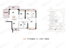 碧桂园岭南盛世4室2厅2卫户型图