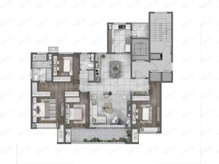 明珠山庄178户型户型图