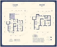 阳光揽胜洋房F户型户型图