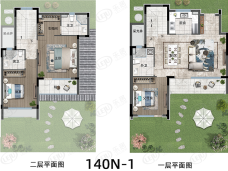 蓝城·南通桃李春风140N-1户型图